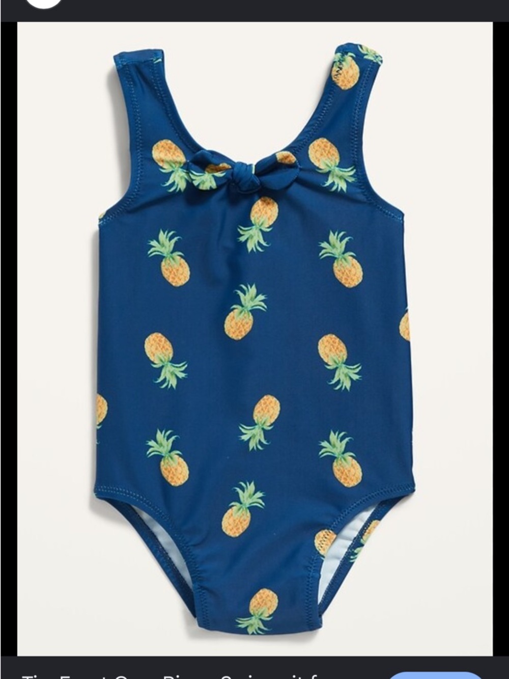 Old Navy Tie-Front One-Piece Swimsuit